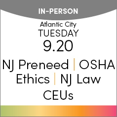 NJ Preneed, OSHA, Ethics, and NJ Law