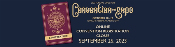 Online Convention Registration Closes September 26
