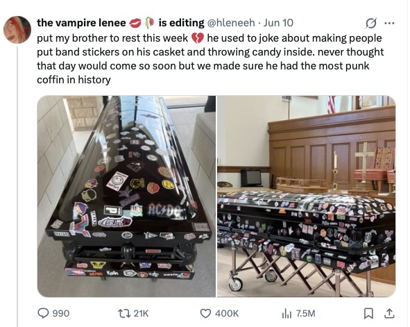 Punk casket