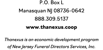 P O  Box L Manasquan NJ 08736-0642 888 309 5137 www thanexus coop Thanexus is an economic development program of New    
