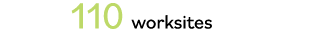  110 worksites