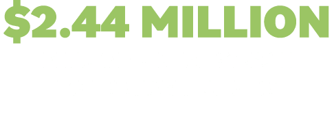  2 44 million RETURNED IN PATRONAGE TO ITS SHAREHOLDERS