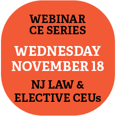 Nov 18 NJ Law and Elective Webinars